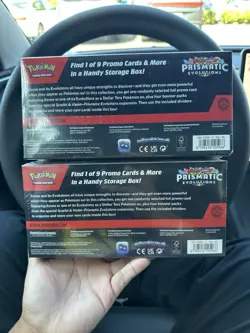 Pokemon TCG Scarlet & Violet Prismatic Evolutions Surprise Box Lot of 2 SEALED - Image 2
