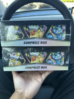 Pokemon TCG Scarlet & Violet Prismatic Evolutions Surprise Box Lot of 2 SEALED - Image 3