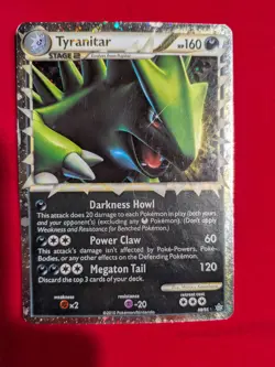 Pokemon Unleashed TYRANITAR PRIME Ultra Rare #88/95 1 - Image 1