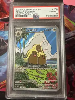 Pokemon TCG Alolan Dugtrio #208/191 --Surging Sparks SV08 - Image 1