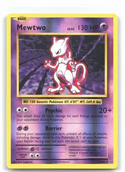 Pokemon Mewtwo [EVO - 51/108] Rare NM CS-01 - Image 2