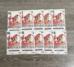 Round 1 x One Piece Card Game Promo (ENGLISH) 10 SEALED PACKS in hand. - Image 1