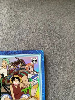 Vintage 1999 One Piece Hyper Battle S01 Holo Luffy Zoro Nami Bandai JP - Image 4