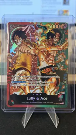 [LP] Luffy & Ace ST30-001 L Stard Deck EX (Luffy & Ace) - ONE PIECE #2518 - Image 1
