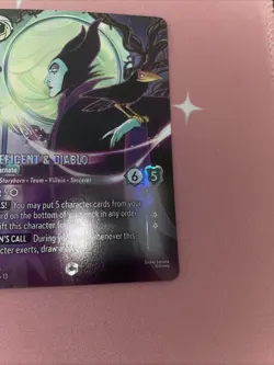 Disney Lorcana Maleficent & Diablo Evil Incarnate Foil 235/207 EN Enchanted - Image 3