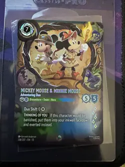 Mickey & Minnie Enchanted Disney Lorcana Attack of the Vine 238/207 NM - Image 1
