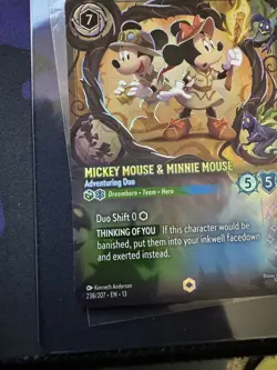 Mickey & Minnie Enchanted Disney Lorcana Attack of the Vine 238/207 NM - Image 2