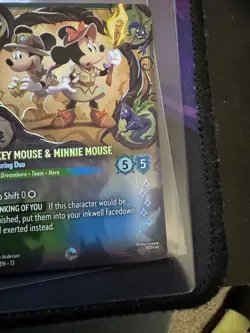 Mickey & Minnie Enchanted Disney Lorcana Attack of the Vine 238/207 NM - Image 4