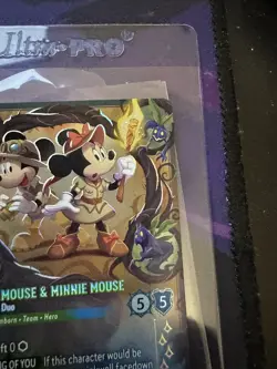 Mickey & Minnie Enchanted Disney Lorcana Attack of the Vine 238/207 NM - Image 5