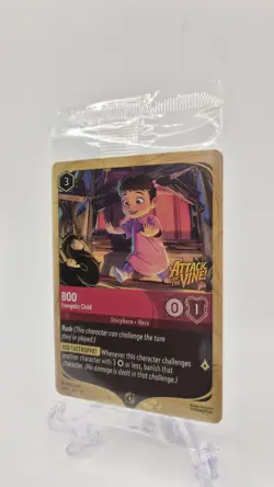 Disney Lorcana Boo Energetic Child Promo Attack Of The Vine 6/PD1 Sealed - Image 3