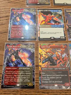MTG Spider-Man Borderless Rare Bundle x11 Cards NM (3x Foil) 2099 - Image 3