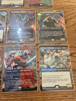 MTG Spider-Man Borderless Rare Bundle x11 Cards NM (3x Foil) 2099 - Image 4