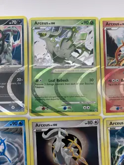 Arceus LV.100 AR1-AR9 Complete Set, Pokemon TCG Cards, 2009 (READ DESCRIPTION) - Image 3