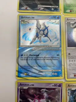 Arceus LV.100 AR1-AR9 Complete Set, Pokemon TCG Cards, 2009 (READ DESCRIPTION) - Image 5