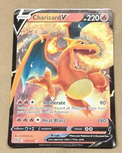 Charizard V 017/172 Brilliant Stars Ultra Rare Holo Pokemon Card - Image 1