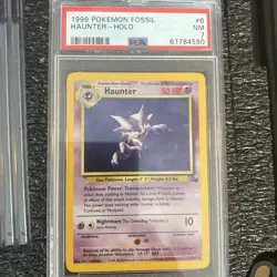 Haunter 6/62 Fossil Holo Classic Pokemon Card - Image 1