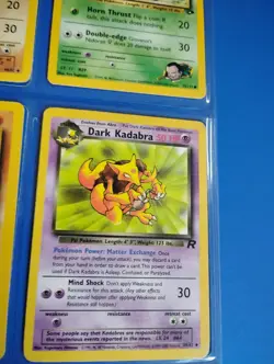 Pokemon Dbz 216 Card Lot Light Ninetales, Dark Kadabra, Dark Machoke, Umbron - Image 3