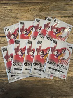 Bandai One Piece Card Game ROUND1 Promotion Pack (10 Packs) SEALED IN HAND US - Image 1