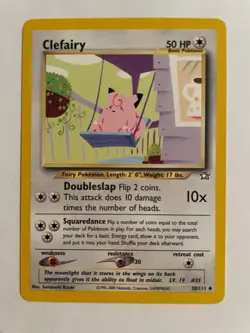 CLEFAIRY - 30/111 - Neo Genesis - Pokemon Card - NM - Image 1