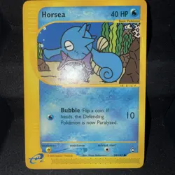 Pokemon TCG Horsea Aquapolis 84/147 Regular Common Card, Vintage WOTC NM - Image 3