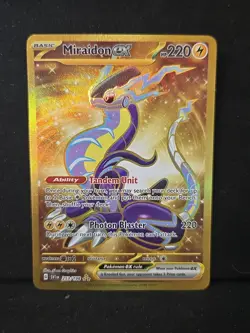 Pokemon TCG Miraidon ex Hyper Rare Holo SV01: SVI #253/198 Lightly Played - Image 1
