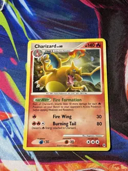 Pokemon Arceus Charizard Holo Rare Card #1/99 Near Mint Condition - Image 1