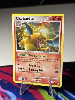 Pokemon Arceus Charizard Holo Rare Card #1/99 Near Mint Condition - Image 3