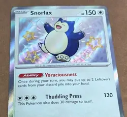 Snorlax 202/091 SV Paldean Fates Shiny Rare Card NM Condition - Image 1