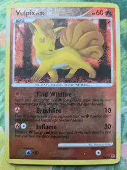 Shiny Vulpix - PL1: Platinum (SH6) Secret Rare Holo Pokemon Card HP - Image 1