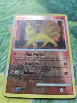 Shiny Vulpix - PL1: Platinum (SH6) Secret Rare Holo Pokemon Card HP - Image 3