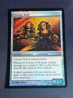 MTG 220 Creepy Doll NM FOIL - Innistrad - Magic the Gathering Card - Image 1