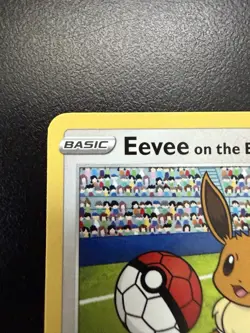 Eevee on the Ball 002/005 Promo Pokemon Futsal TCG Card 2020 NM Near Mint - Image 3