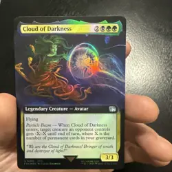 Cloud Of darkness Foil Extended Art U 0481 Box Exclusive Final Fantasy MTG NM - Image 1