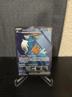2026 Pokemon Cobalion ex 103/086 CRI EN Full Art Ultra Rare Holo Pokemon Card - Image 1