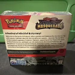 SV Twilight Masquerade SEALED Booster Box (36 Packs of AUTHENTIC Pokemon Cards) - Image 2