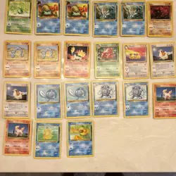 Pokemon TCG Vintage 21 Card Lot (O-P names) - Image 1