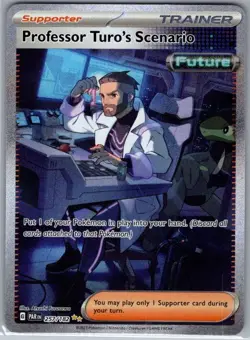 Professor Turo's Scenario 257/182 SIR Paradox Rift - Pokemon Card - NM - Image 1