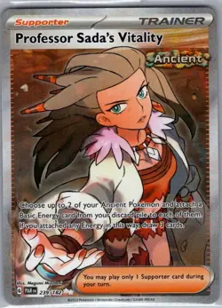 Professor Sada's Vitality 239/182 SV04: Paradox Rift - Pokemon Card - NM - Image 1