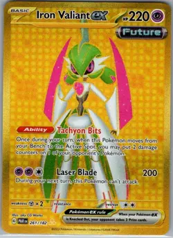 Iron Valiant ex - 261/182 SV04: Paradox Rift - Pokemon Card - NM - Image 1