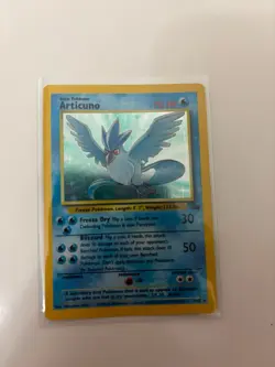 1999 Pokemon Fossil Articuno 2/62 Holo Rare WOTC Card - Image 2