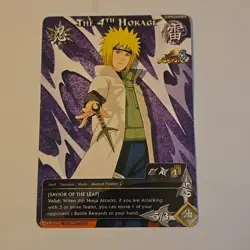Naruto TCG CCG The 4th Hokage Promo Card English Light Played - Image 1