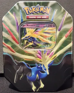 Pokemon Azure Legends Tin Xerneas EX (Sealed. 4 Packs 1 Promo Card) - Image 1