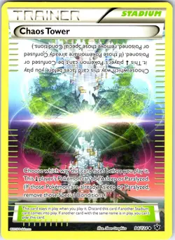 Chaos Tower 94/124 Uncommon Fates Collide Pokemon Near Mint - Image 1