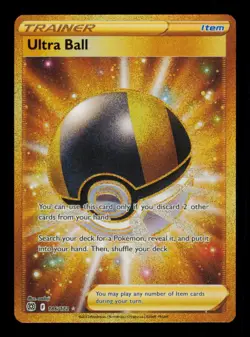 Pokemon Card Ultra Ball 186/172 Brilliant Stars BRS Holo Secret Rare NM 2022 - Image 1