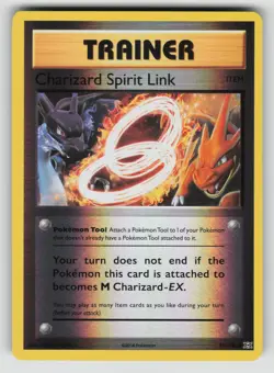 Charizard Spirit Link 75/108 Uncommon Evolutions Pokemon Reverse Holo Near Mint - Image 1
