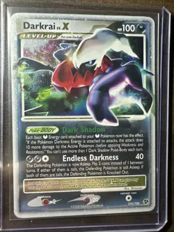 Pokemon TCG Darkrai Lv. X 104/106 Ultra Rare Holo DP Great Encounters LP - Image 1