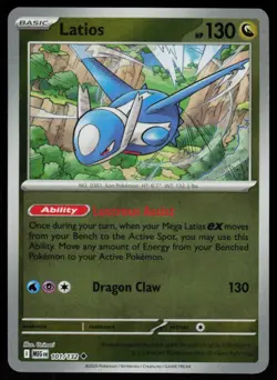 Latios 101/132 Uncommon Mega Evolution Pokemon Reverse Holo Near Mint - Image 1