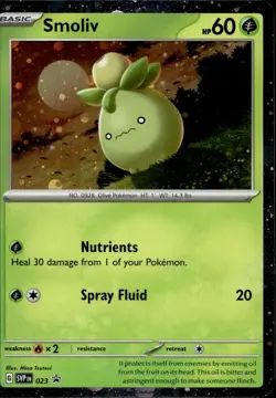 Smoliv 023 NM/M Promo Scarlet & Violet Promo Pokemon Holo - Image 1