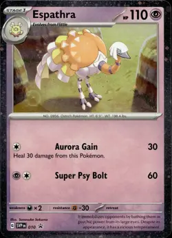 Espathra 010 NM/M Promo Scarlet & Violet Promo Pokemon Holo - Image 1