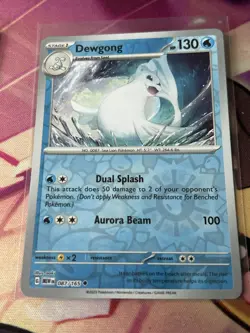 Pokemon - Dewgong 087/165 Scarlet & Violet 151 English Reverse Holo - Image 1
